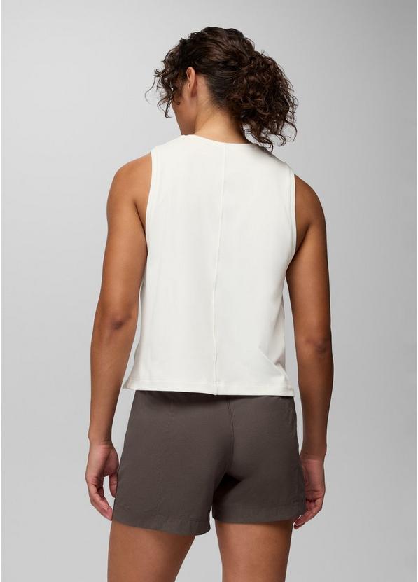 Pure Ascent Muscle Tank, Color: Soft White, image 2