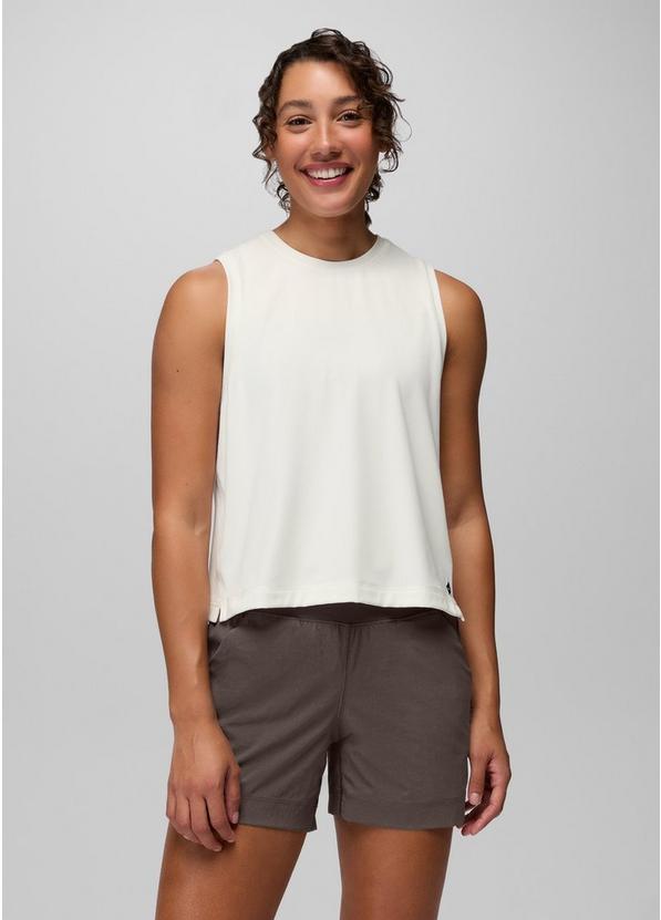 Pure Ascent Muscle Tank, Color: Soft White, image 1