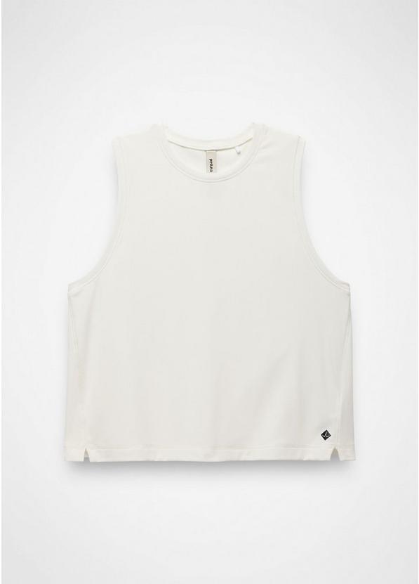 Pure Ascent Muscle Tank, Color: Soft White, image 7