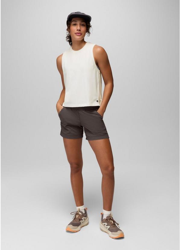 Pure Ascent Muscle Tank, Color: Soft White, image 6
