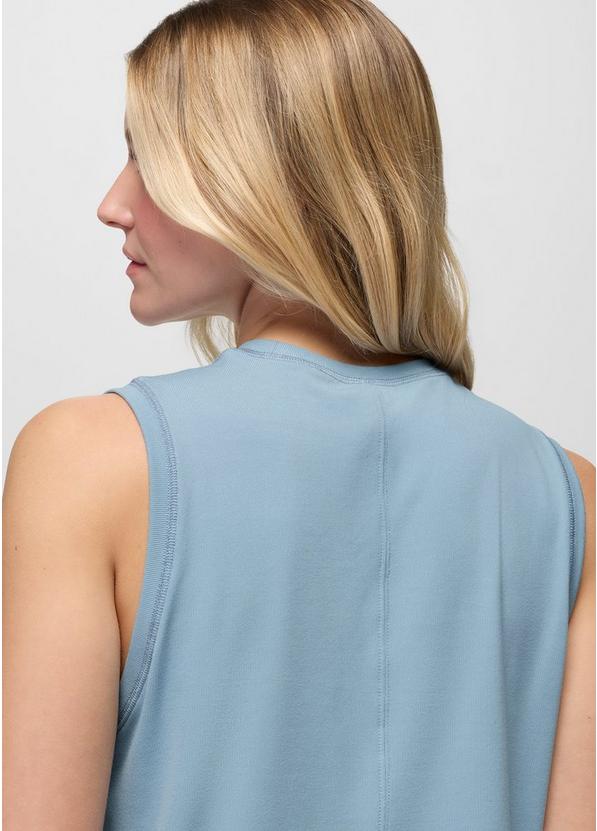 Pure Ascent Muscle Tank, Color: Glacier Skies, image 5