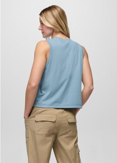Pure Ascent Muscle Tank, Color: Glacier Skies, image 2