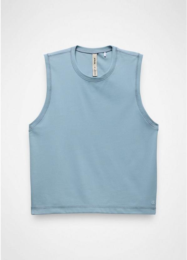 Pure Ascent Muscle Tank, Color: Glacier Skies, image 7