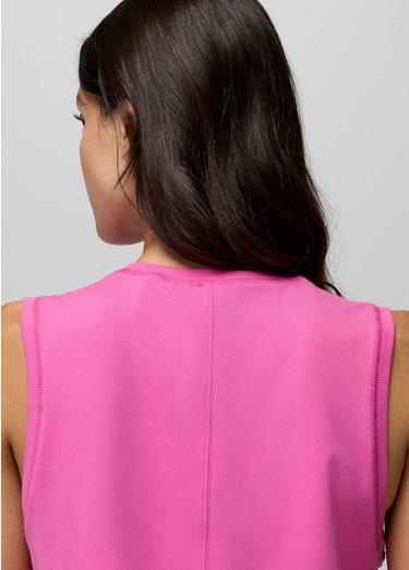 Pure Ascent Muscle Tank, Color: Berry Beam, image 4