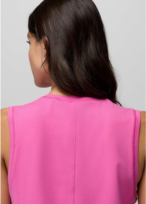 Pure Ascent Muscle Tank, Color: Berry Beam, image 4