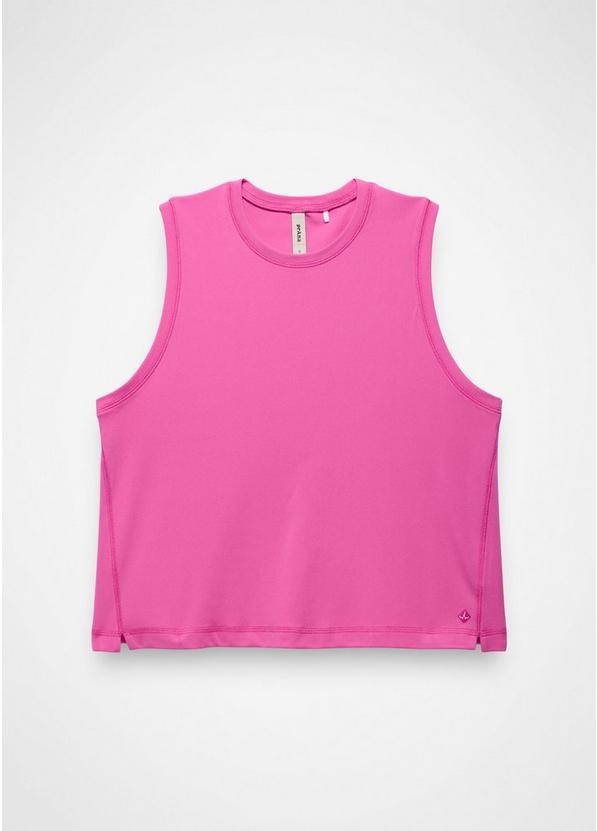 Pure Ascent Muscle Tank, Color: Berry Beam, image 7