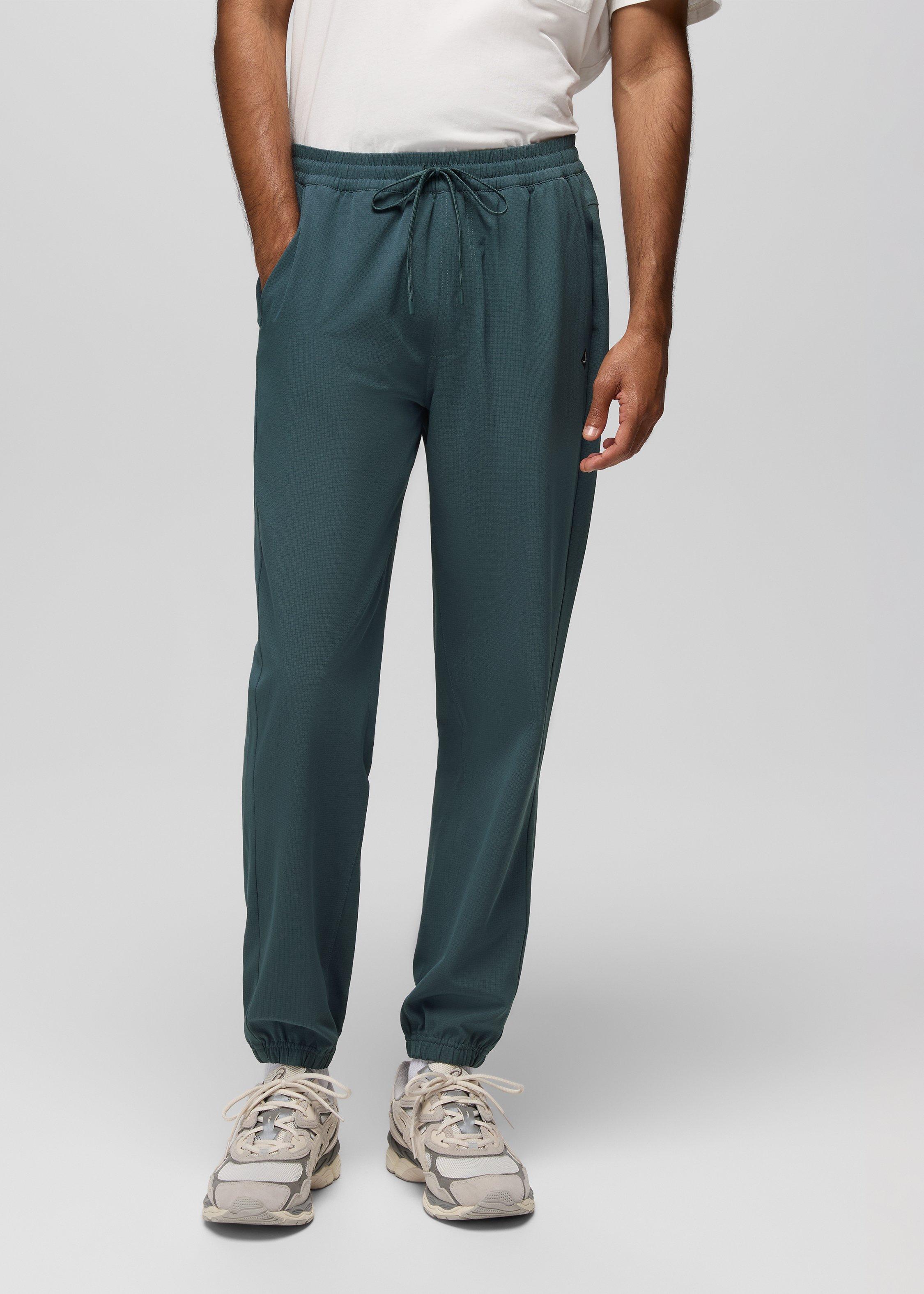 prAna Men's Hybridizer Breathe Jogger in Grey Blue - Size: Medium