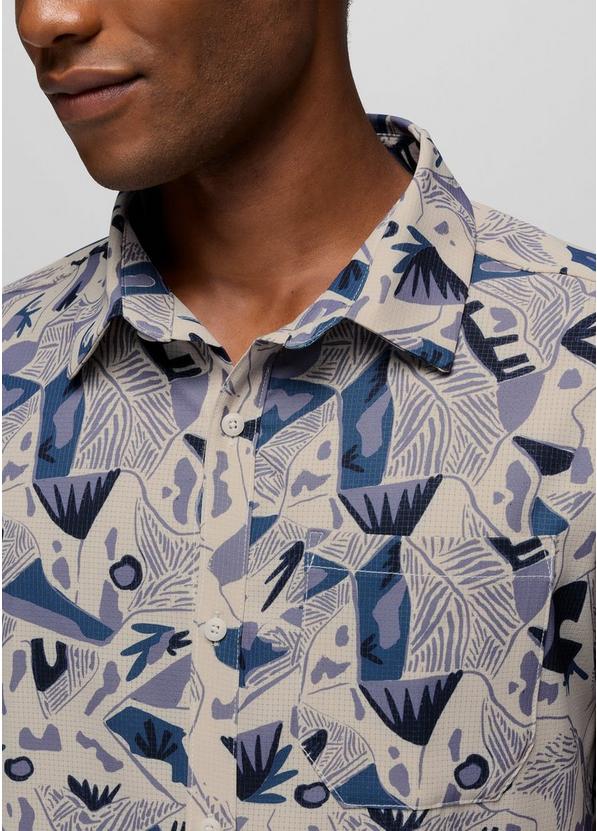 Hybridizer Short Sleeve Shirt, Color: Beach Pebble Watershed, image 3