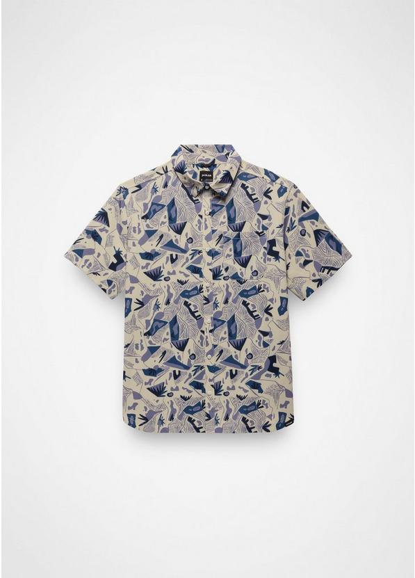 Hybridizer Short Sleeve Shirt, Color: Beach Pebble Watershed, image 5