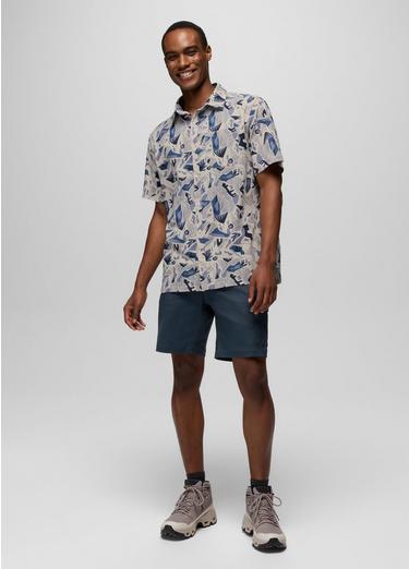 Hybridizer Short Sleeve Shirt, Color: Beach Pebble Watershed, image 12