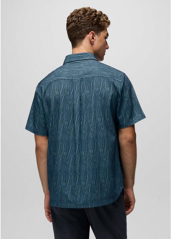 Hybridizer Short Sleeve Shirt, Color: Bluff Blue Seashells, image 2