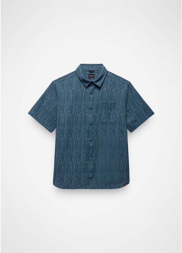 Hybridizer Short Sleeve Shirt, Color: Bluff Blue Seashells, image 5