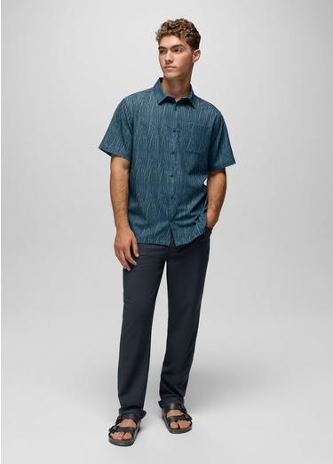 Hybridizer Short Sleeve Shirt, Color: Bluff Blue Seashells, image 16