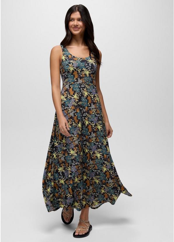 Corrinne Maxi Dress, Color: Black Summer Nights, image 7