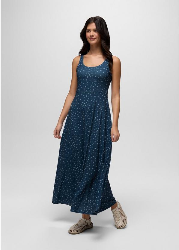 Corrinne Maxi Dress, Color: Bluff Blue Spring Fling, image 7