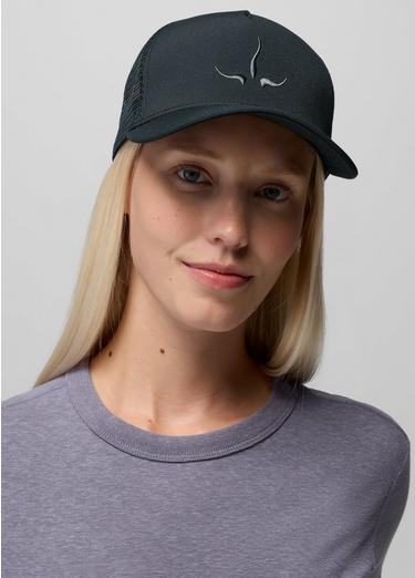 Desert Road Emb Trucker, Color: Nautical prAna Horns, image 3