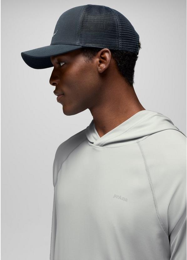 Desert Road Emb Trucker, Color: Nautical prAna Horns, image 4