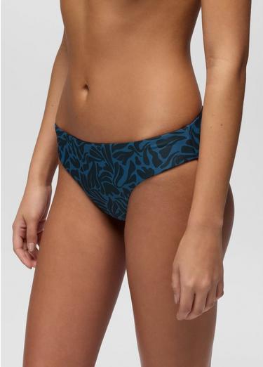 Mallorca Reversible Swim Bottom, Color: Black Seaweed, image 4