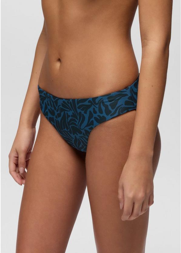 Mallorca Reversible Swim Bottom, Color: Black Seaweed, image 4