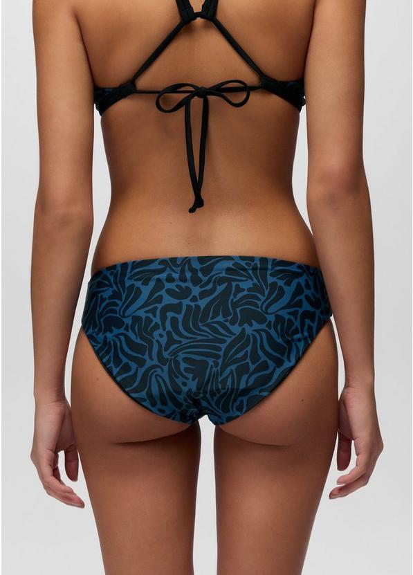 Mallorca Reversible Swim Bottom, Color: Black Seaweed, image 5