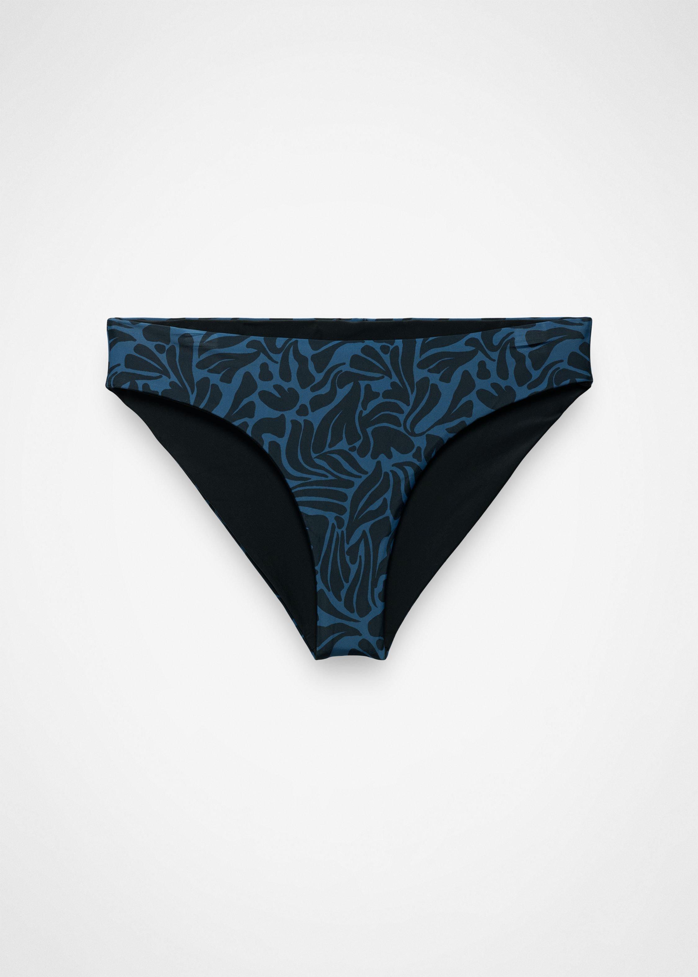 Womens prAna Mallorca Reversible Swim Bottom - Black Seaweed