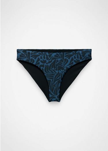Mallorca Reversible Swim Bottom, Color: Black Seaweed, image 1