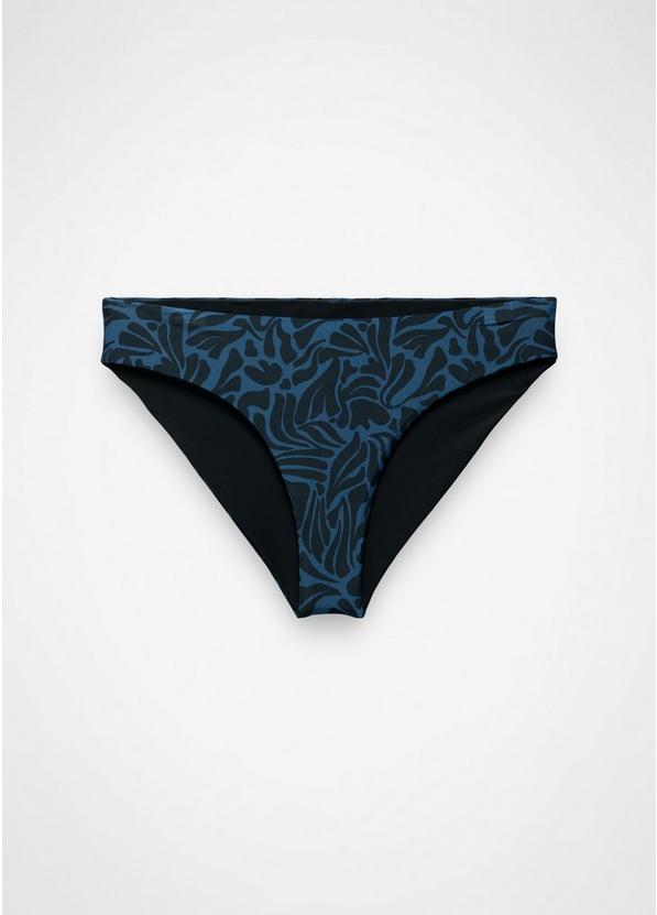 Mallorca Reversible Swim Bottom, Color: Black Seaweed, image 1