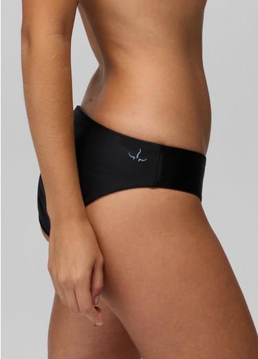 Mallorca Reversible Swim Bottom, Color: Black / Bluff Blue, image 8