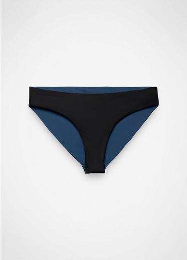 Mallorca Reversible Swim Bottom, Color: Black / Bluff Blue, image 5