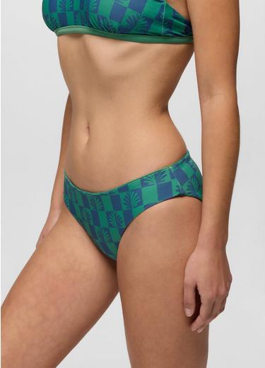 Mallorca Reversible Swim Bottom, Color: Bluff Blue Checker, image 16