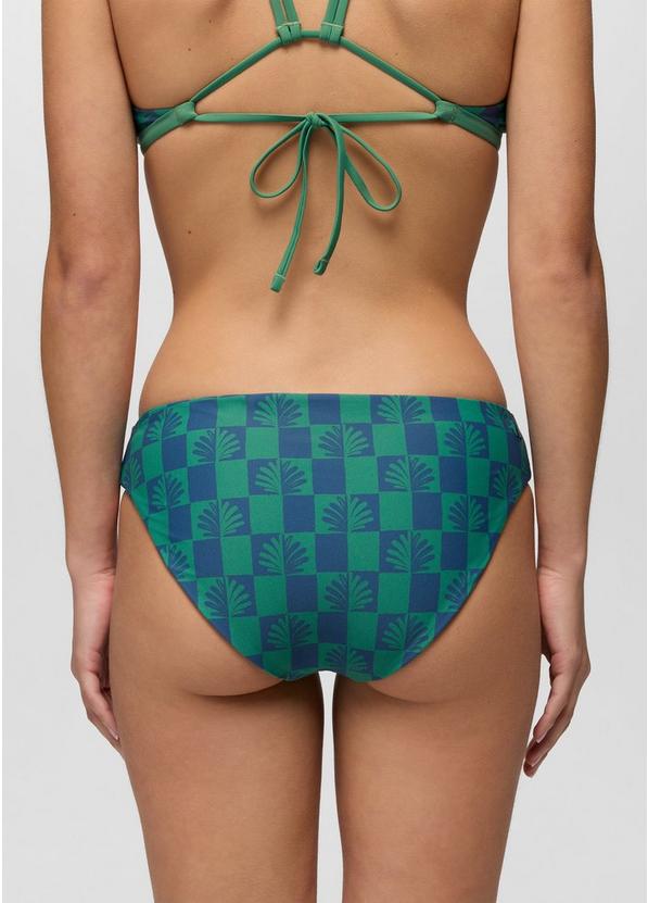 Mallorca Reversible Swim Bottom, Color: Bluff Blue Checker, image 5