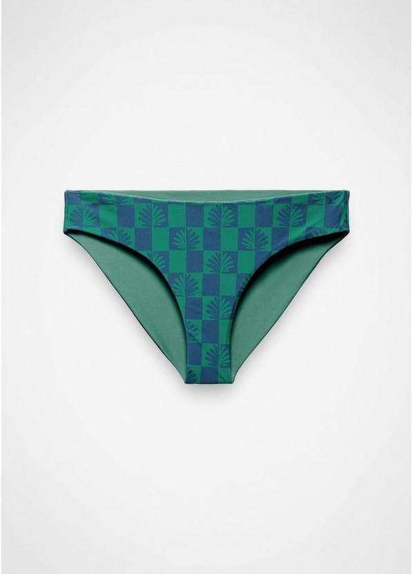 Mallorca Reversible Swim Bottom, Color: Bluff Blue Checker, image 1