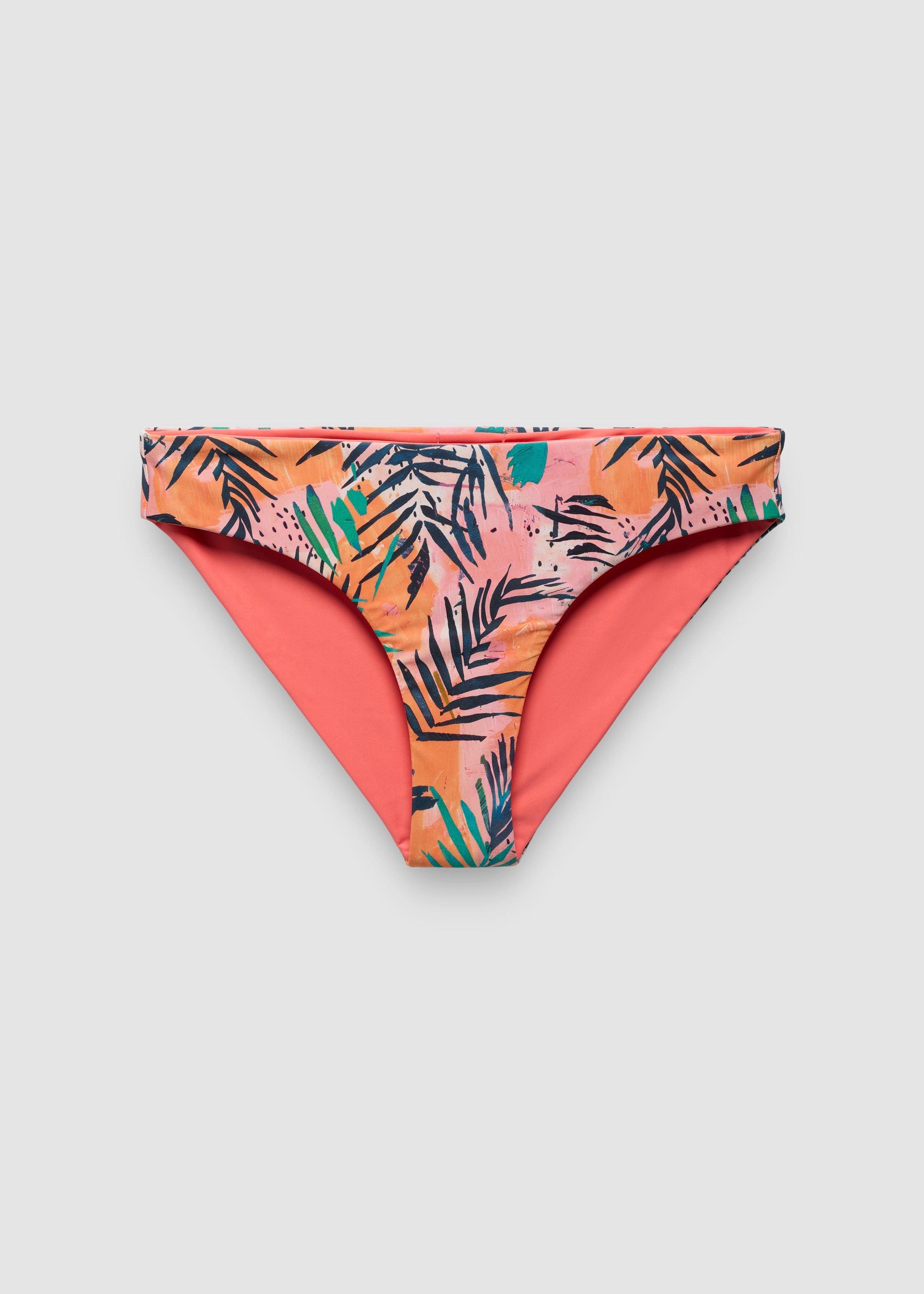 Womens prAna Mallorca Reversible Swim Bottom - Papaya Island Fever