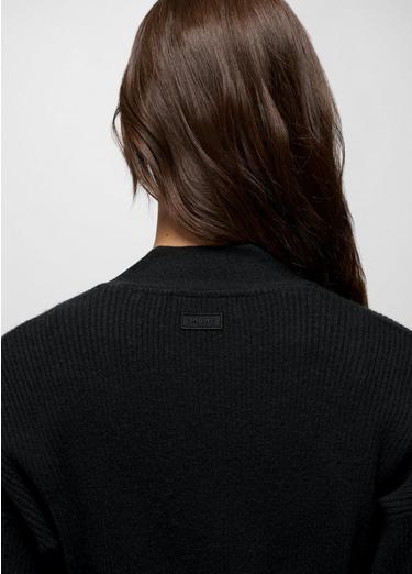 Three Falls Tie Sweater Dress, Color: Black, image 12
