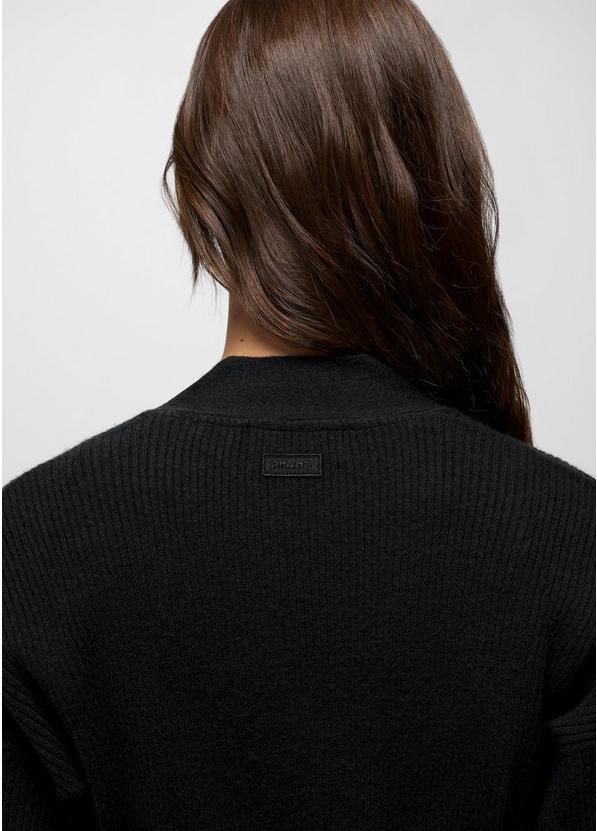 Three Falls Tie Sweater Dress, Color: Black, image 4