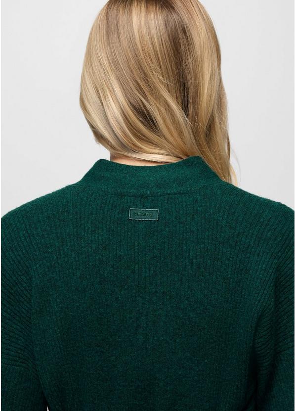 Three Falls Tie Sweater Dress, Color: Root Green, image 5