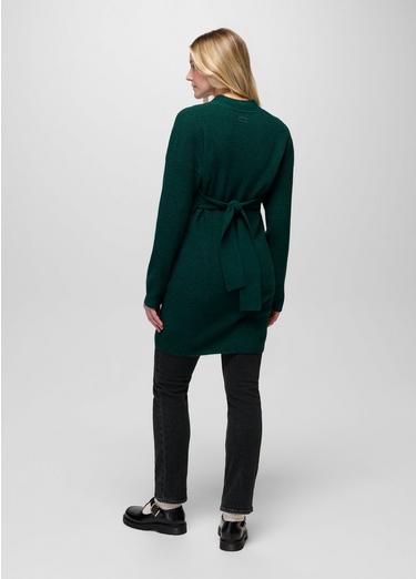 Three Falls Tie Sweater Dress, Color: Root Green, image 6