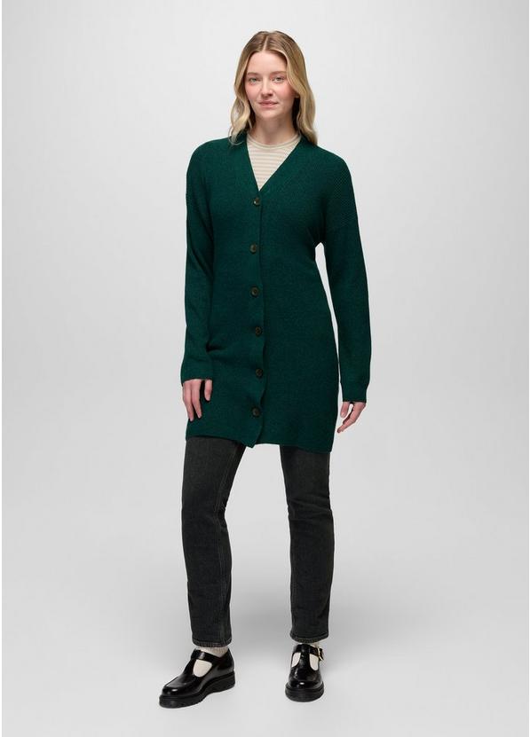 Three Falls Tie Sweater Dress, Color: Root Green, image 1