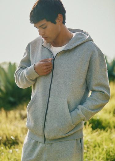 DreamFleece Full Zip Hoodie, Color: Heather Grey, image 15