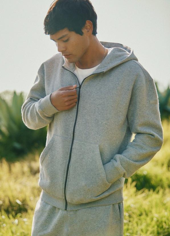 DreamFleece Full Zip Hoodie, Color: Heather Grey, image 3