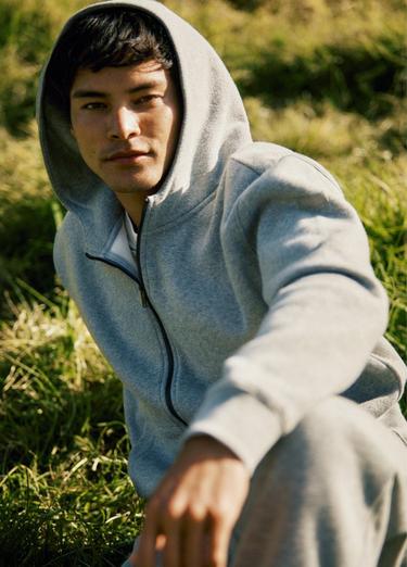 DreamFleece Full Zip Hoodie, Color: Heather Grey, image 16