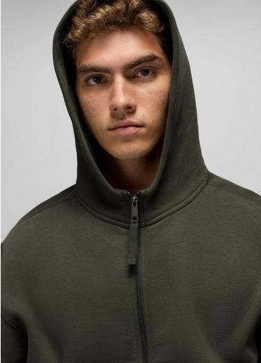 DreamFleece Full Zip Hoodie, Color: Spruce, image 3