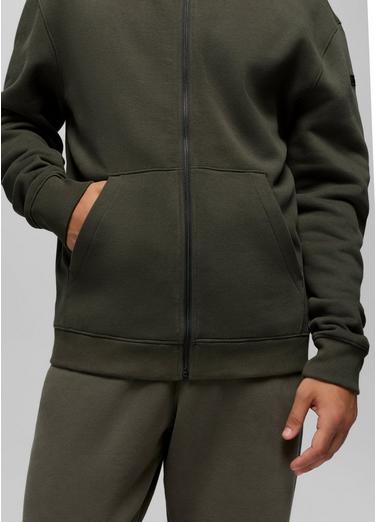 DreamFleece Full Zip Hoodie, Color: Spruce, image 4