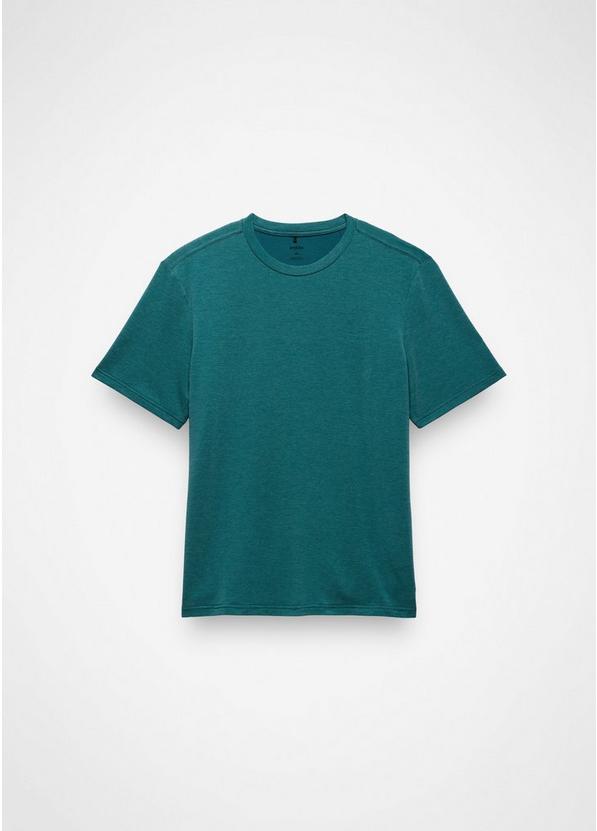 Tolmie Tech Short Sleeve Crew, Color: Blue Coral Heather, image 4