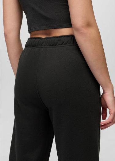 prAna Fleece Wide Leg Pant, Color: Black, image 4