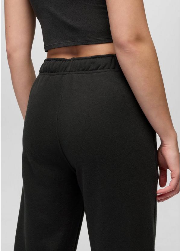 prAna Fleece Wide Leg Pant, Color: Black, image 4