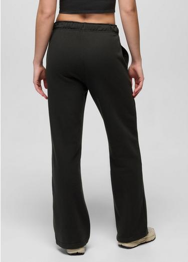 prAna Fleece Wide Leg Pant, Color: Black, image 2
