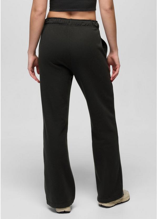 prAna Fleece Wide Leg Pant, Color: Black, image 2