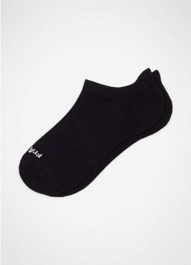 prAna Tab Sock, Color: Black / Soft White, image 2