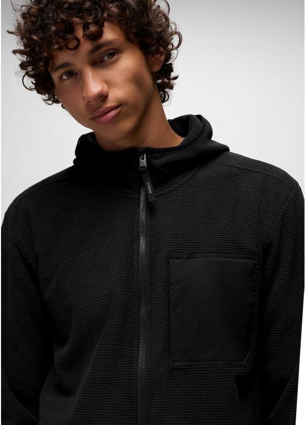 Stretch Zion Fleece Full Zip Hoodie, Color: Black, image 3